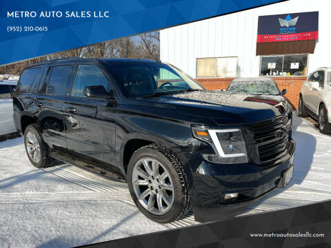 2015 Chevrolet Tahoe for sale at METRO AUTO SALES LLC in Lino Lakes MN