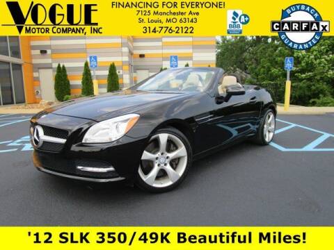 2012 Mercedes-Benz SLK for sale at Vogue Motor Company Inc in Saint Louis MO