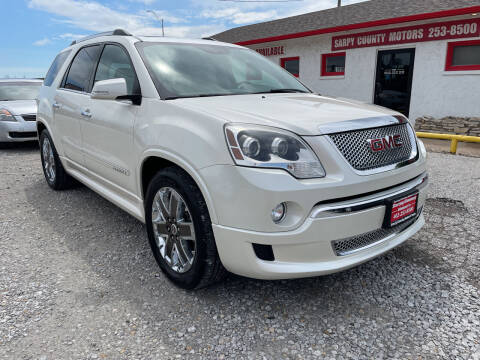 2012 GMC Acadia for sale at Sarpy County Motors in Springfield NE