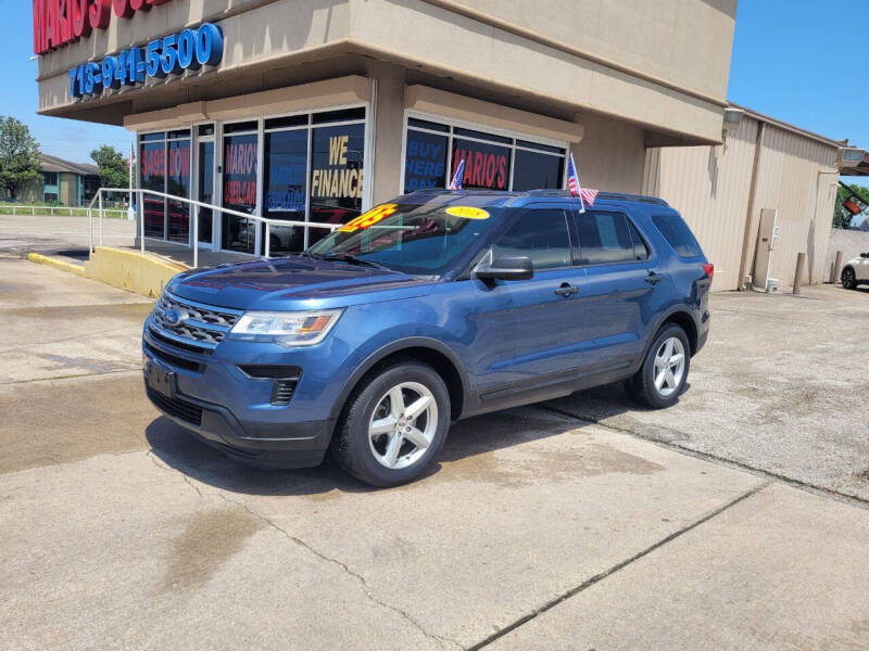Used 2018 Ford Explorer Base with VIN 1FM5K7B8XJGA54793 for sale in Houston, TX