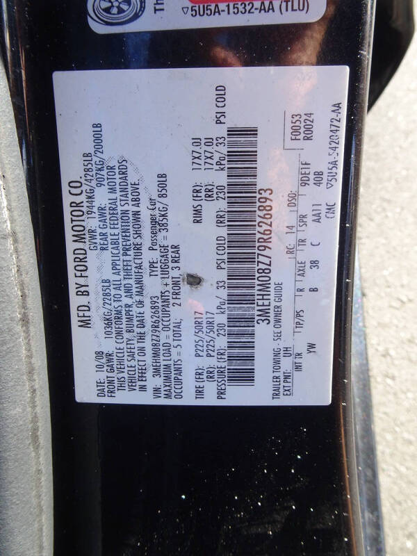 2009 Mercury Milan I-4 Premier