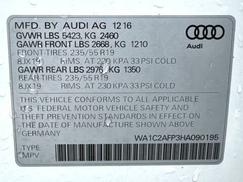 2017 Audi Q5 2.0T quattro Premium