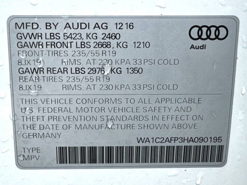 2017 Audi Q5 2.0T quattro Premium