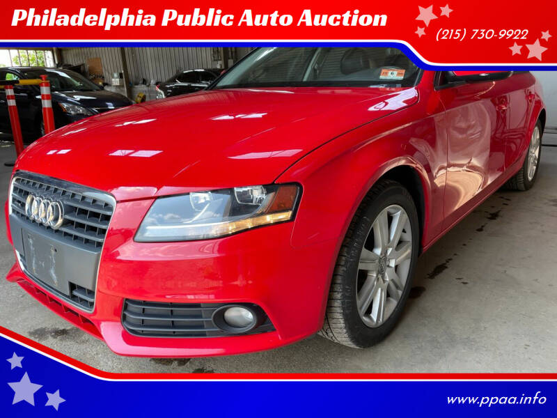 2011 Audi A4 for sale at Philadelphia Public Auto Auction in Philadelphia PA