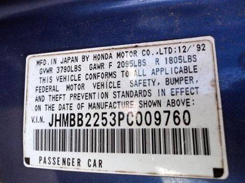 1993 Honda Prelude Si