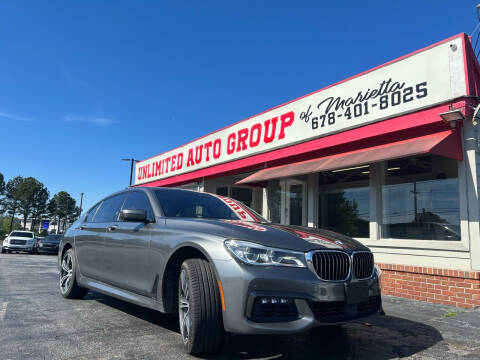 2018 BMW 7 Series for sale at Unlimited Auto Group of Marietta in Marietta GA