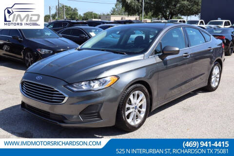 2020 Ford Fusion for sale at IMD Motors in Richardson TX