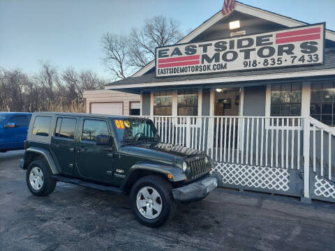 2008 Jeep Wrangler Unlimited for sale at EASTSIDE MOTORS in Tulsa OK