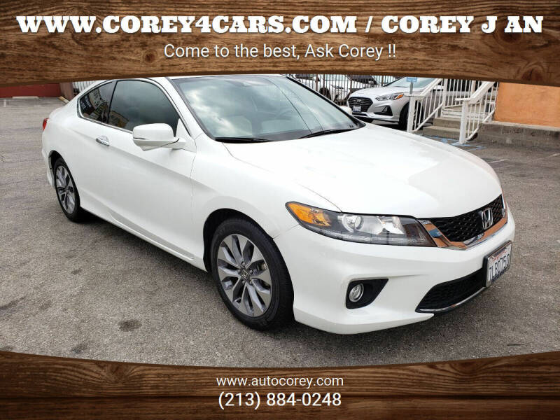 2015 Honda Accord for sale at WWW.COREY4CARS.COM / COREY J AN in Los Angeles CA