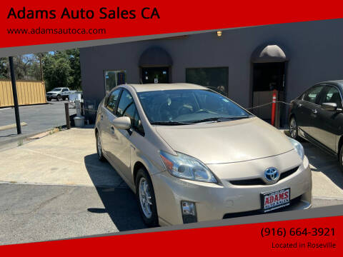 2010 Toyota Prius for sale at Adams Auto Sales CA - Adams Auto Sales Roseville in Roseville CA