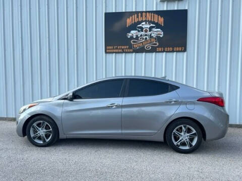 2013 Hyundai Elantra for sale at MILLENIUM MOTOR SALES, INC. in Rosenberg TX