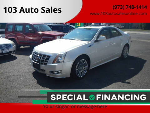 2012 Cadillac CTS for sale at 103 Auto Sales in Bloomfield NJ