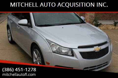 2012 Chevrolet Cruze for sale at MITCHELL AUTO ACQUISITION INC. in Edgewater FL