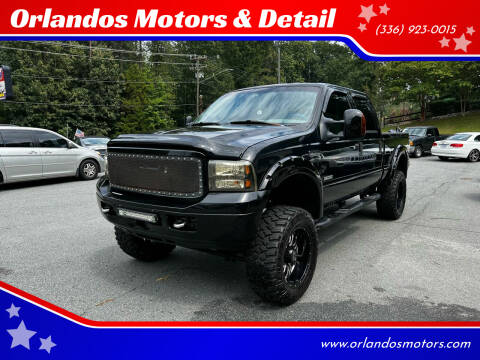 2006 Ford F-250 Super Duty for sale at Orlandos Motors & Detail in Winston Salem NC