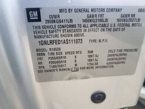 2010 Chevrolet Traverse LT