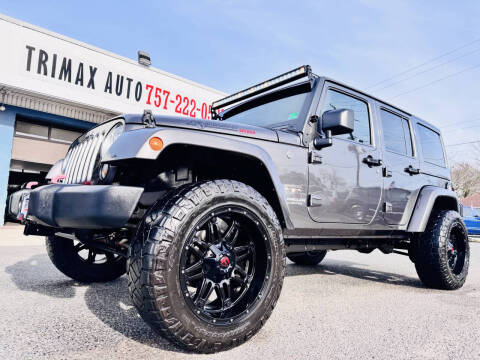 2017 Jeep Wrangler Unlimited for sale at Trimax Auto Group in Norfolk VA