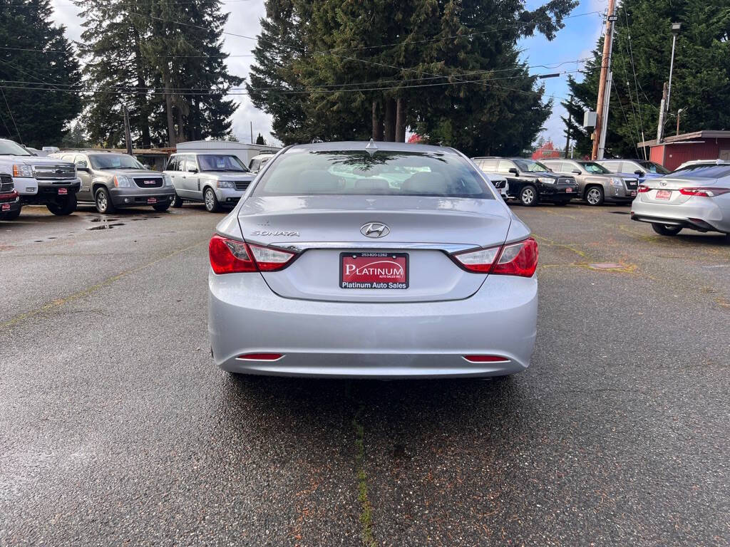 2012 Hyundai SONATA for sale at PLATINUM AUTO SALES INC in Lacey, WA