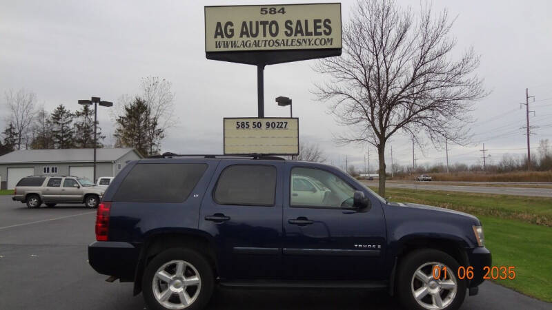 2007 Chevrolet Tahoe for sale at AG Auto Sales in Ontario NY