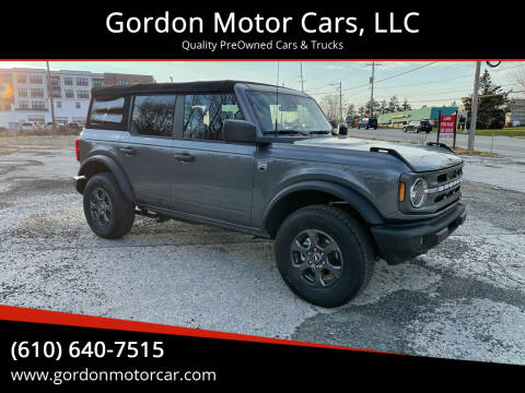 2021 Ford Bronco for sale at Gordon Motor Cars, LLC in Frazer PA