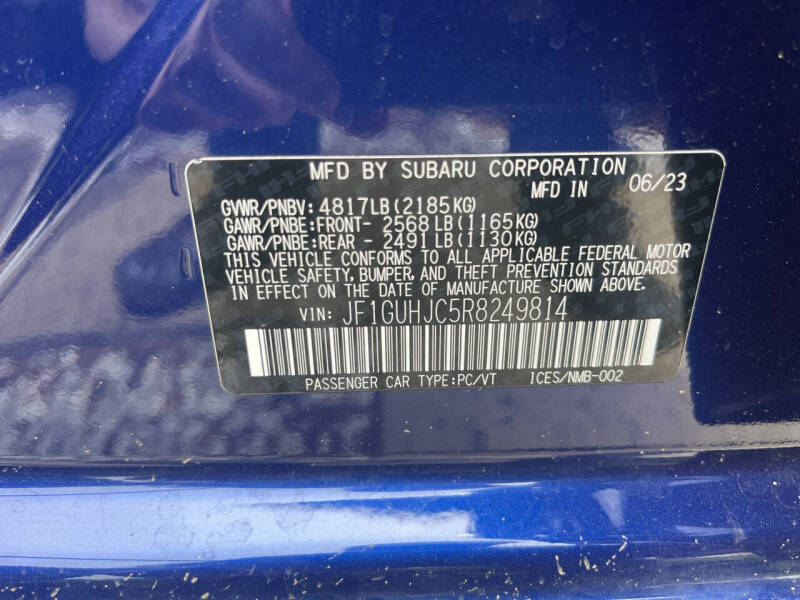 2024 Subaru Impreza RS