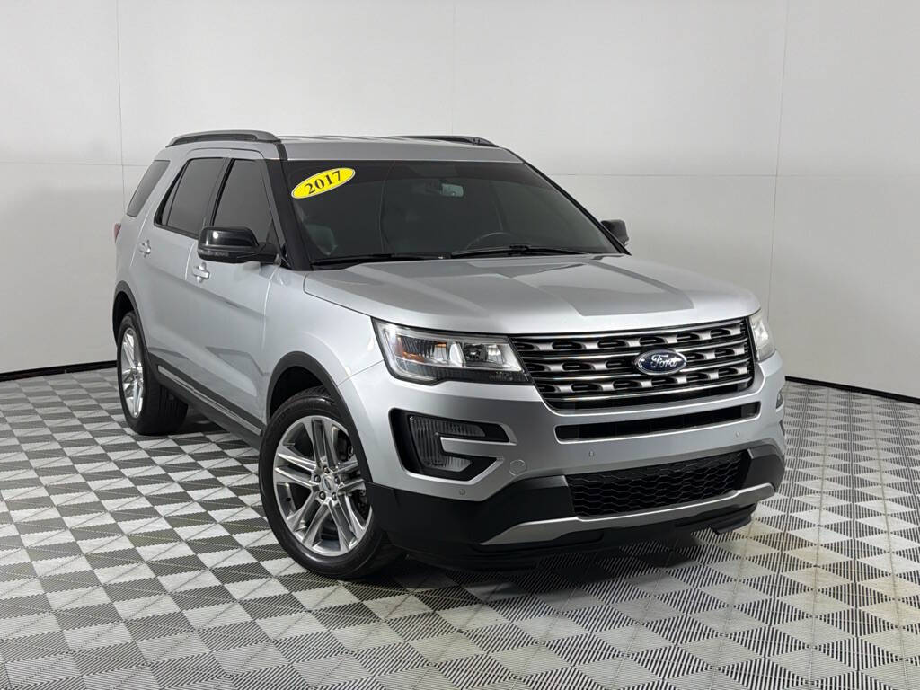 Silver 2017 Ford Explorer XLT AWD XLT 4dr SUV 2