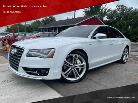 2014 Audi S8 for sale at Drive Wise Auto Finance Inc. in Wayne MI
