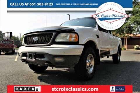 1999 Ford F-150 for sale at St. Croix Classics in Lakeland MN
