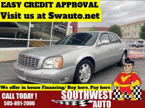 2005 Cadillac DeVille for sale at SOUTHWEST AUTO in Albuquerque NM