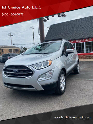 2019 Ford EcoSport for sale at 1st Choice Auto L.L.C in Moore OK