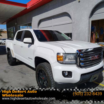 2016 GMC Canyon for sale at High Desert Auto Wholesale in Albuquerque NM