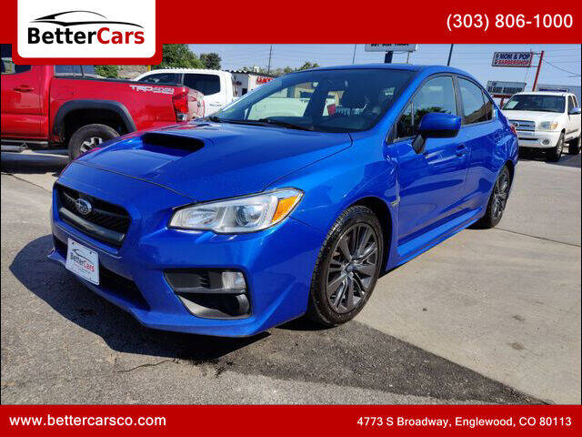 2016 Subaru WRX for sale at Better Cars in Englewood CO