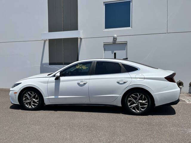 Used 2021 Hyundai Sonata SEL with VIN 5NPEF4JA7MH094695 for sale in Peoria, AZ