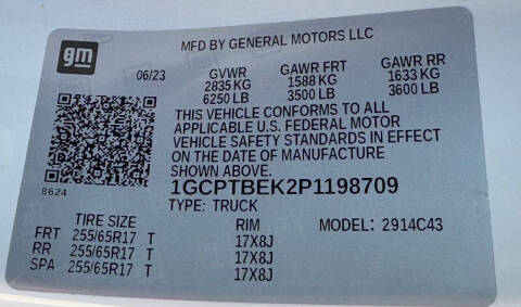 2023 Chevrolet Colorado Work Truck