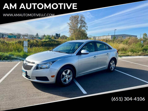 2014 Chevrolet Cruze for sale at AM AUTOMOTIVE in Forest Lake MN