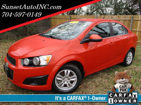 2013 Chevrolet Sonic for sale at Sunset Auto in Charlotte NC