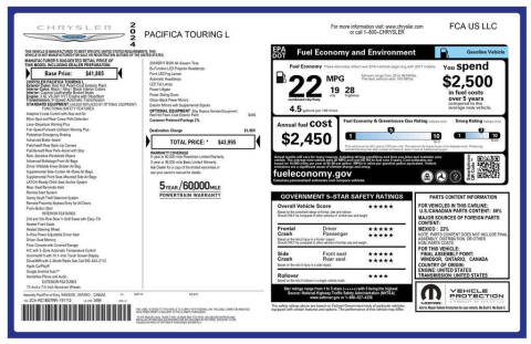 2024 Chrysler Pacifica Touring L