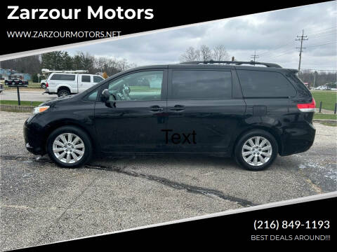 2014 Toyota Sienna for sale at Zarzour Motors in Chesterland OH