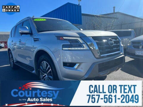 2021 Nissan Armada for sale at Courtesy Auto Sales in Chesapeake VA