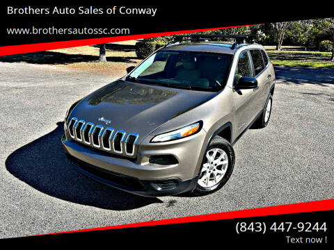 2017 Jeep Cherokee for sale at Brothers Auto Sales of Conway in Conway SC