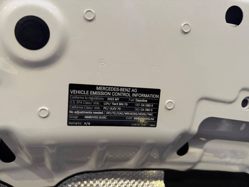 2022 Mercedes-Benz CLA CLA 250