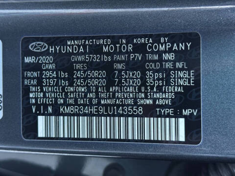 2020 Hyundai Palisade SEL