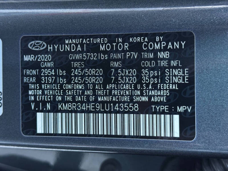 2020 Hyundai Palisade SEL