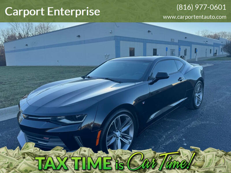 2018 Chevrolet Camaro for sale at Carport Enterprise - County Line Auto Sale in Kansas City KS