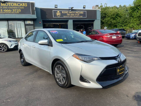 2017 Toyota Corolla for sale at King Motorcars in Saugus MA