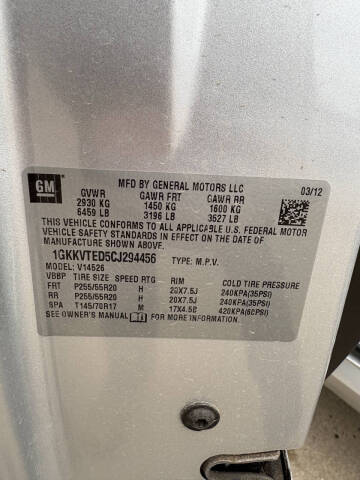 2012 GMC Acadia Denali