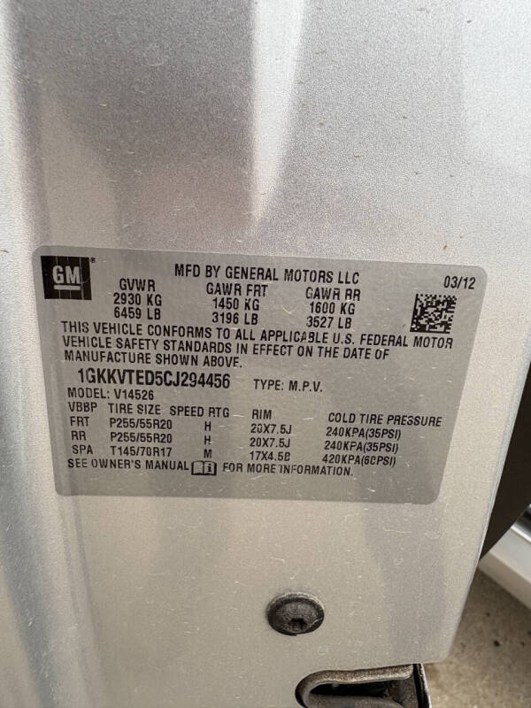 2012 GMC Acadia Denali