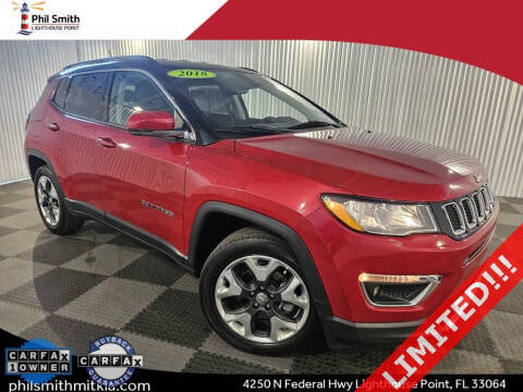 2018 Jeep Compass for sale at PHIL SMITH AUTOMOTIVE GROUP - Phil Smith Kia in Lighthouse Point FL