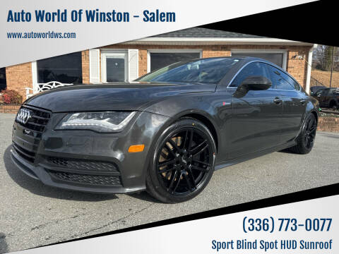 2015 Audi A7 for sale at Auto World Of Winston - Salem in Winston Salem NC