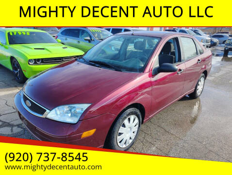 2006 Ford Focus for sale at MIGHTY DECENT AUTO LLC in Green Bay WI