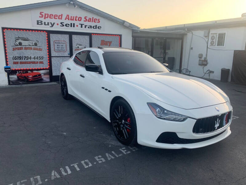 2015 Maserati Ghibli for sale at Speed Auto Sales in El Cajon CA